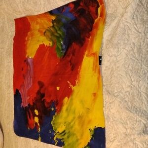 Element Present X Lush Vibrant Yellow & Orange Japanese 100% Silk Knot Wrap